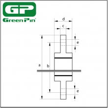 Green Pin Thrust Bearing EE SwivelתP-7740תͷ