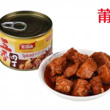 142G Q5ƿ޼ʳⶡͷcanned spiced pork cubes