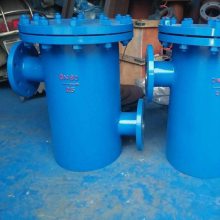 高低口毛发过滤器 直通提篮式除污器 SBL杂质聚集器