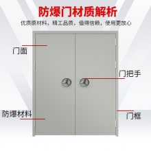 隆电全国发货钢质防爆泄爆门化工厂实验室抗风压银行地铁洞室隧道防护门机械库防火抗爆门窗厂家