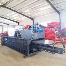 废纸箱液压打包机卧式废品压捆机半自动型压缩机