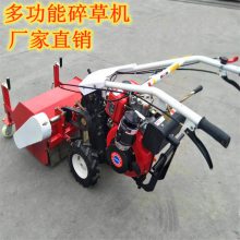 驰航机械 田间手扶除草碎草机 汽油手推碎草机 果园林间杂草碎草 柴油前置电启动粉草机