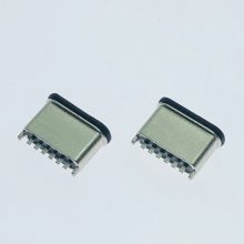 USB3.1立式防水母座 TYPE-C拉伸 6P直插6.5 防水IPX8级
