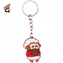 圣诞节钥匙扣系列软胶卡通圣诞树老人麋鹿立体钥匙挂件包包小礼品