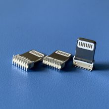 ƻʽƬͷ8P/180ֱʽSMTͷ Lightningͷ ¶7.5mmɫ͸