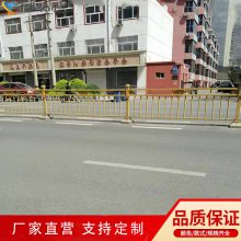 道路隔离围栏 市政防撞护栏 人行道防护栏杆 车辆分流栅栏