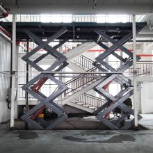 海南定安县液压升降平台车2吨固定式固定升降平台电动液压升降机货梯