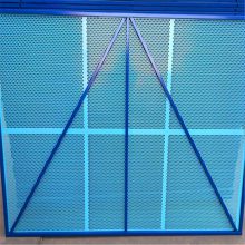 施工防护网,蓝色冲孔爬架网片,建筑外架安***的常用规格