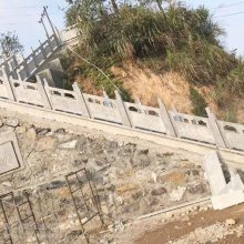 公園景區(qū)臺階兩側(cè)石護欄 青石線雕欄板 簡單工藝石欄桿