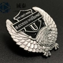 老鹰烤漆胸章定制，活动纪念胸章制作，异形翅膀胸标生产