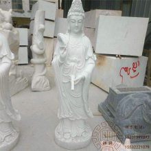 石雕千手观音、精品佛教造像雕刻、现货大型滴水观音佛像