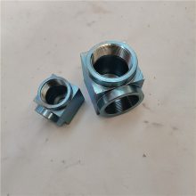 隆原七氟丙烷气体灭火管件 高压中大三通 耐高压气体灭火三通