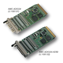 AMC接口IO模块同时支持模拟量输入输出数字量输入输出AMC-ADIO24