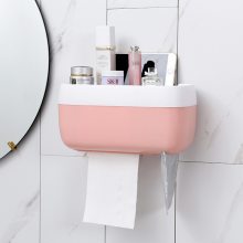 卫生间纸巾盒免打孔厕所抽纸厕纸盒创意卷纸盒手纸盒卫生纸置物架