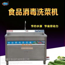 果蔬清洗消毒机器中大型商用清洗蔬菜消毒的机器洗菜机