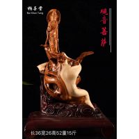 崖柏工艺品摆件陈化料观音菩萨