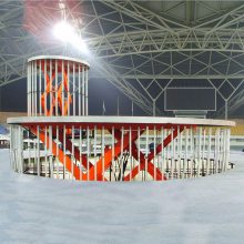展销会展遥控舞台 电动汽车液压舞台 汽车转盘