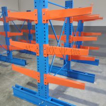 常熟悬臂货架定制 昆山伸出式塑料水管存放架 欧亚德