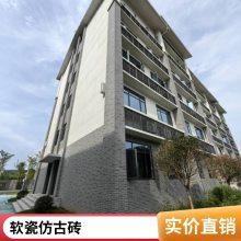 新型外墙软瓷砖mcm 软瓷劈开砖 学校外墙改造 旧城改造工程都可用