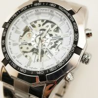 雙面鏤空全自動(dòng)機(jī)械手表時(shí)尚透底男手表 ***男士手表 機(jī)械表男士