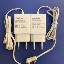 5V1.5A欧规白色卡线平板***可调电源适配器USB接口多功能充电器