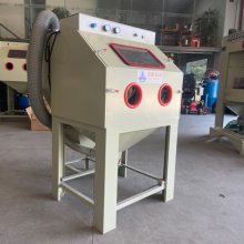 中山艾航手动喷砂机 不锈钢餐具电解前处理