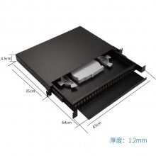 12芯光缆终端盒 桌面式光纤终端盒容量性能