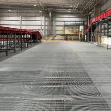 华欧-热浸锌铁格板-小区地下车库排水沟盖板-钢格板工作平台