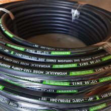 供应光面高压胶管 HOSE 1002-55MPa SAE 100R2 钢丝编织液压胶管