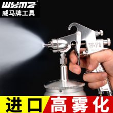 威马汽车家装工业气动喷漆高雾化小型家具喷漆壶w71-77