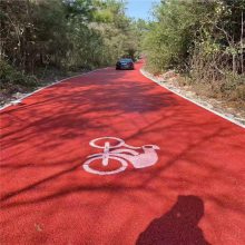 彩色透水混凝土地坪 路面无砂混凝土材料施工