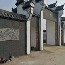 青砖瓷砖 淞山 仿古建筑外墙装修装饰中式瓷砖 外墙面砖 庙宇祠堂***古建园林墙面灰色瓷砖厂家