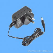 澳规12V1A插墙式开关电源 LED照明系统电源 澳规标准适配器