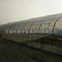 供应甘肃冬暖式大棚骨架冬 热镀锌大棚钢管建设与安装