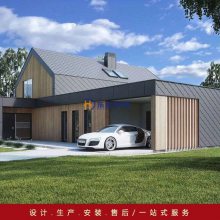 铝镁锰金属暗扣式屋面板厂家 H400型平锁扣板 教堂、城堡标志性建筑物铝扣板 金属屋面瓦