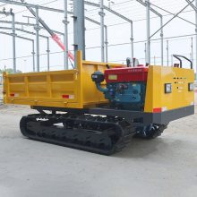 1.2噸履帶運(yùn)輸車(chē)農(nóng)用手扶式拖拉機(jī)林地果園爬坡履帶車(chē)