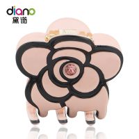 黛諾醋酸2018新設(shè)計高質(zhì)量的頭發(fā)爪夾豪華萊茵石玫瑰花婦女頭發(fā)蟹