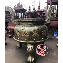 寺庙香炉直径0.6米0.8米公墓香炉佛堂供佛香炉