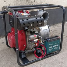 加引水便捷抽水机 小型手推柴油机款4寸自吸泵 菜园果园浇水6寸水泵