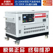 双电压12KW静音汽油发电机报价