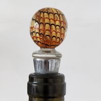 手工琉璃紅酒瓶塞 圣誕球紅酒瓶塞子 酒具促銷禮品 款式可定制