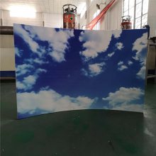 蓝天白云喷绘铝板2.0mm厚材料价多少钱一平方