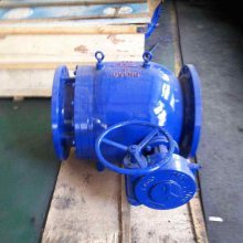 侧装式偏心半球阀 BQ340F-16Q 手动法兰式侧装偏心半球阀 DN250