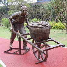 玻璃钢仿铜雕塑 中山玻璃钢雕塑厂家 户外摆件