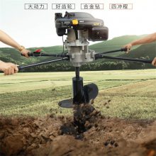 启硕各种坡地小型种植打坑机 拖拉机冻土挖坑机 大直径栽树转眼机价格