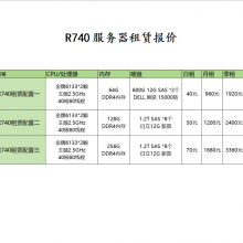 R740Ӳ 80vcpus 256GDDR4ڴ 10T洢