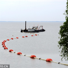 塑料管道浮桶水上浮体用于内河海洋疏通抽沙工程