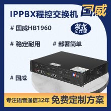 湖北武汉总代理国威HB1960 IPPBX网络数字程控电话交换机 网络VOIP电话机交换机