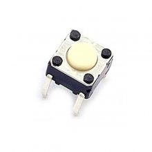 欧姆龙开关B3F-1000 轻触开关6*6*4.3 按键开关4脚插件 镀银接点