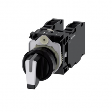 3SU11002BM601LA0ZY12 转换开关,可照明 3 个开关位置 I大于O小于II, 键控式